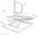 Fig. 01 - PORTABLE AND ADJUSTABLE DESKTOP WORKSTATION