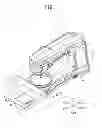 Fig. 02 - Embroidery frame transport device and sewing machine