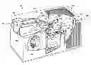 Fig. 01 - Packaged air conditioning system having multiple utility connectivity