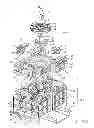 Fig. 03 - Electrical rotary switch with closing elements at stationary contact locations inhibiting spark discharge and/or with a locking spring member