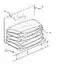 Fig. 01 - Device for support of packaged products so that packaged products can be fixably oriented in shipping, in storage or in display