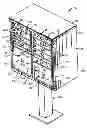 Fig. 01 - Cluster box mail delivery unit having security features