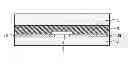 Fig. 01 - Light output device having an array of cavities with different refractive index within the encapsulation layer
