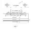 Fig. 02 - Schottky structure employing central implants between junction barrier elements