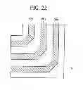 Fig. 23 - Semiconductor device including two groove-shaped patterns that include two bent portions