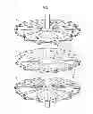Fig. 02 - Permanent magnet machine having rotor and stator with magnetic surfaces of alternating ridges and valleys