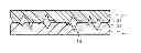 Fig. 01 - Composite substrate with partially planarized irregular surface