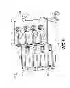 Fig. 12 - Pressure regulated inkjet printhead with replaceable on-axis ink tank
