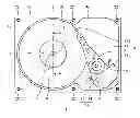 Fig. 01 - Disk drive spindle motor with core support having angled sloping part of decreased thickness