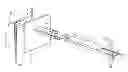 Fig. 01 - Safety device for projector support arm for an interactive display system