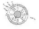 Fig. 01 - LIGHT EMISSION AND CONVERSION THROUGH A SPINNING SHAFT