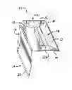 Fig. 01 - Light fixture assembly with pivoting reflector assembly and lens assembly