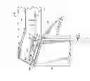 Fig. 06 - Light fixture assembly with pivoting reflector assembly and lens assembly