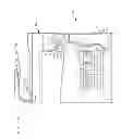 Fig. 11 - Image forming apparatus having a holder that moves relative to an opening/closing door