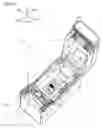 Fig. 09 - Printer with roll storage guide member having through holes accommodating support rollers