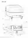 Fig. 27 - Printer with roll storage guide member having through holes accommodating support rollers