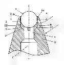 Fig. 01 - Ballpoint pen tip and ballpoint pen using the same
