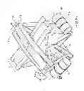 Fig. 07 - Compact flexible cardan joint and spacecraft comprising such a joint