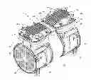 Fig. 01 - Rocking piston compressor with sound dissipation