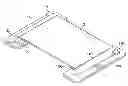 Fig. 01 - Interchangeable decorative panel system for shoes, apparel, and accessories