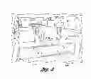 Fig. 03 - Sandwich-type, structural, composite panel having a pattern of depressions formed at a lower outer surface thereof and stiffening supports received and retained therein
