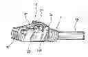 Fig. 01 - Communication connector with tab operating mechanism