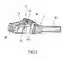 Fig. 02 - Communication connector with tab operating mechanism