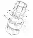 Fig. 10 - Hardline coaxial connector with a locking ferrule