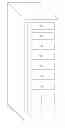 Fig. 01 - ADJUSTABLE AIR INLET DUCT FOR RACK SYSTEMS