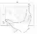 Fig. 01 - Presentation of image on display screen with combination crop and rotation and with auto-resizing of crop field
