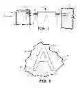 Fig. 02 - Spacer and support assembly for wall mounted signs