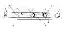 Fig. 01 - Disk-shaped bullet, bullet case and firearm with rectangular barrel for disk-shaped bullet