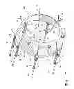 Fig. 08 - Thrust reverser system with translating-rotating cascade and method of operation