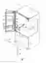 Fig. 07 - Refrigerator with icemaker chilled by thermoelectric device cooled by fresh food compartment air