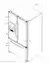 Fig. 01 - Refrigerator with thermoelectric device for ice making