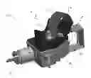 Fig. 01 - Ignition lock steering column lock assembly