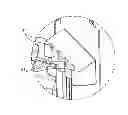 Fig. 01 - Beverage dispenser with automatic closure of the powder containers chutes