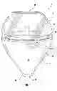 Fig. 02 - Liquid pitcher including divided fluid filter for inlet and outlet filtering