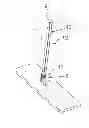 Fig. 01 - Device for unfurling and refurling a flexible structure, and a flexible unfurlable structure and satellite both equipped with such a device