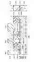 Fig. 45 - Semiconductor device including alternating source and drain regions, and respective source and drain metallic strips