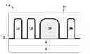 Fig. 01 - Uniform finFET gate height