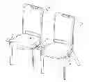 Fig. 01 - GANGING DEVICE FOR CHAIR