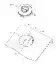 Fig. 01 - ELECTRONIC DEVICE ENCLOSURE WITH CUSHIONING MEMBERS