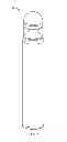 Fig. 02 - Bollard light with internal compression support system
