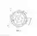 Fig. 04 - Motor spacer, motor spacer applied to variable-speed compressor and compressor