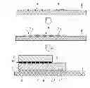 Fig. 01 - Method for producing an electronic component of sandwich-like construction, electronic component, detector element and radiation detector