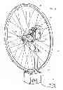 Fig. 23 - Bicycle wheel spinner stand for retail display