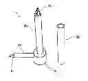 Fig. 01 - Golf tee insertion tool