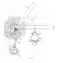 Fig. 02 - Gear transmission and derailleur system