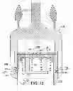 Fig. 12 - Reversibly engaged force-controlled buckle and pelvic ring support device incorporating such a buckle